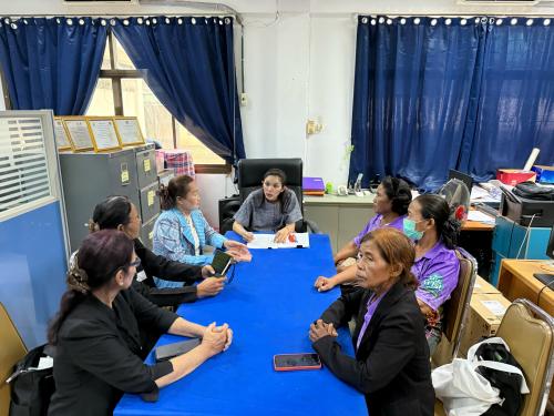 สำนักงานพัฒนาชุมชนอำเภอโขงเจียม ประชาสัมพันธ์ CDD AI แก่คณะกรรมการพัฒนาสตรีอำเภอโขงเจียม